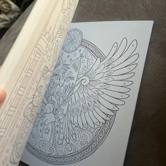 MYSTICAL‎ CATS IN SECRET PLACES: A CAT LOVER'S COLORING By Honoel **BRAND NEW** - Picture 6 of 16